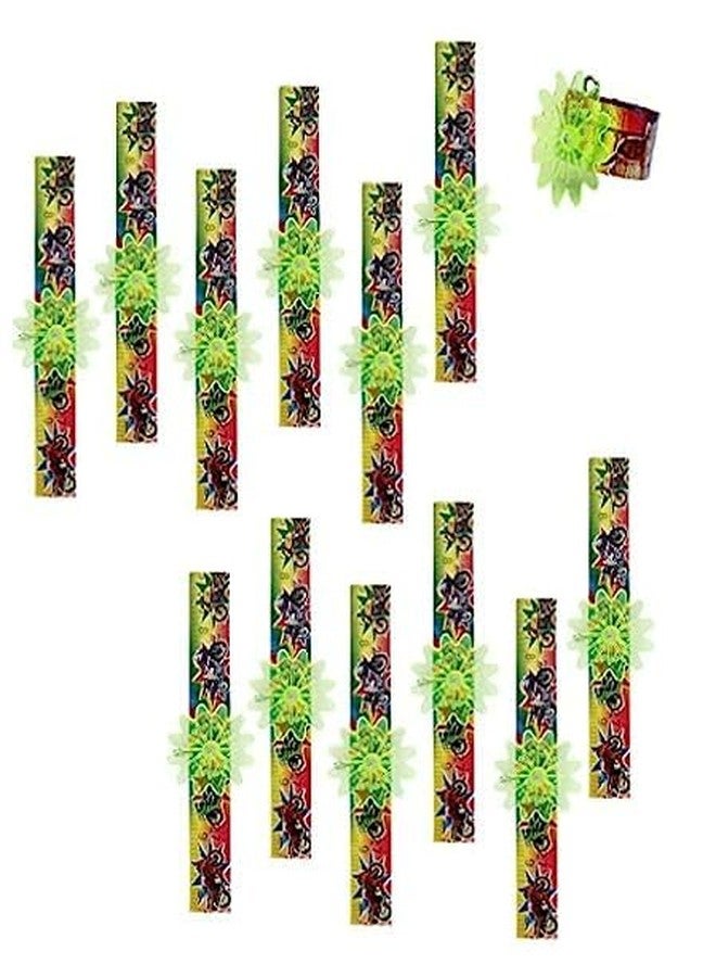AASA Light Up Slap Scale for Kids Boys and Girls Hand Wrist Band for School Stationary Item Pack of 1 (6 PCS) - Image 1